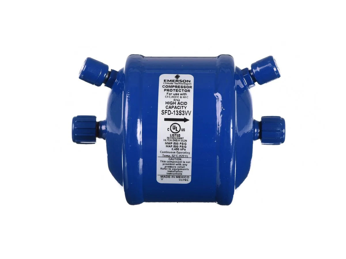 مجفف خط السحب Copeland SFD13S3-VV، 3/8 بوصة، لحام (Solder) مجفف خط السحب Copeland SFD13S3-VV، 3/8 بوصة، لحام (Solder)