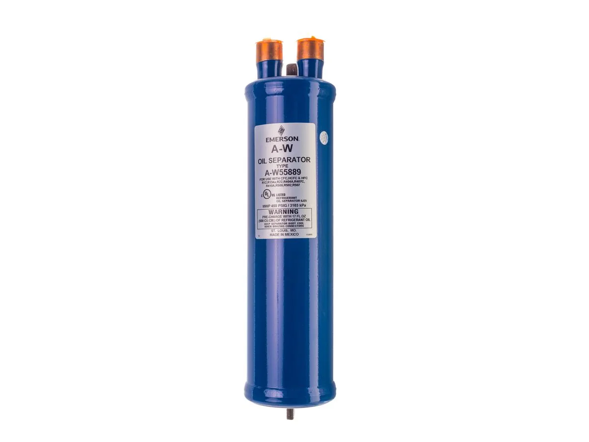 فاصل زيت Emerson، وصلة لحام ‎1-1/8 بوصة، موديل AW-55889