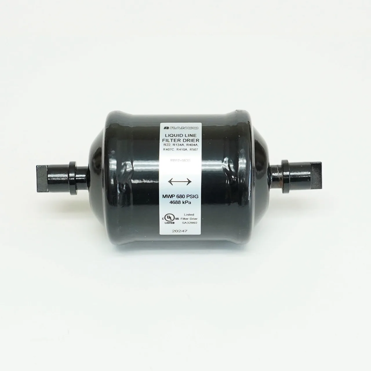 Ranco RBFD-083S Heat Pump Bi-Flow Filter Drier, 3/8" Sweat Ranco RBFD-083S Heat Pump Bi-Flow Filter Drier, 3/8" Sweat