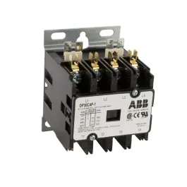 ABB, DP30C4P-1, 4 Pole, 30 Amps, 120VAC Coil, Definite Purpose Contactor