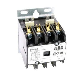 ABB, DP30C4P-C, 4 Pole, 30 Amps, 277VAC Coil, Definite Purpose Contactor ABB, DP30C4P-C, 4 Pole, 30 Amps, 277VAC Coil, Definite Purpose Contactor