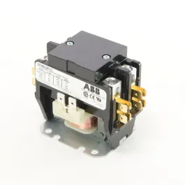 ABB, DP40C2P-C, 2 Pole, 40 Amps, 277VAC Coil, Definite Purpose Contactor