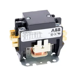 ABB, DP40C2P-F, 2 Pole, 40 Amps, 24VAC Coil, Definite Purpose Contactor