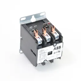 كونتاكتور ABB DP40C3P-F لغرض محدد، ثلاثي الأقطاب، 40 أمبير، ملف 24 فولت تيار متردد كونتاكتور ABB DP40C3P-F لغرض محدد، ثلاثي الأقطاب، 40 أمبير، ملف 24 فولت تيار متردد