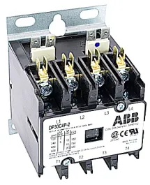 كونتاكتور ABB DP40C4P-4 لغرض محدد، رباعي الأقطاب، 40 أمبير، ملف 480 فولت تيار متردد