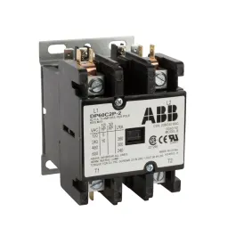 كونتاكتور ABB DP60C2P-2 لغرض محدد، ثنائي القطب، 60 أمبير، ملف من 208 إلى 240 فولت تيار متردد