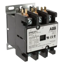كونتاكتور ABB DP60C3P-2 لغرض محدد، ثلاثي الأقطاب، 60 أمبير، ملف من 208 إلى 240 فولت تيار متردد