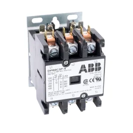 كونتاكتور ABB DP60C3P-4 لغرض محدد، ثلاثي الأقطاب، 60 أمبير، ملف 480 فولت تيار متردد كونتاكتور ABB DP60C3P-4 لغرض محدد، ثلاثي الأقطاب، 60 أمبير، ملف 480 فولت تيار متردد