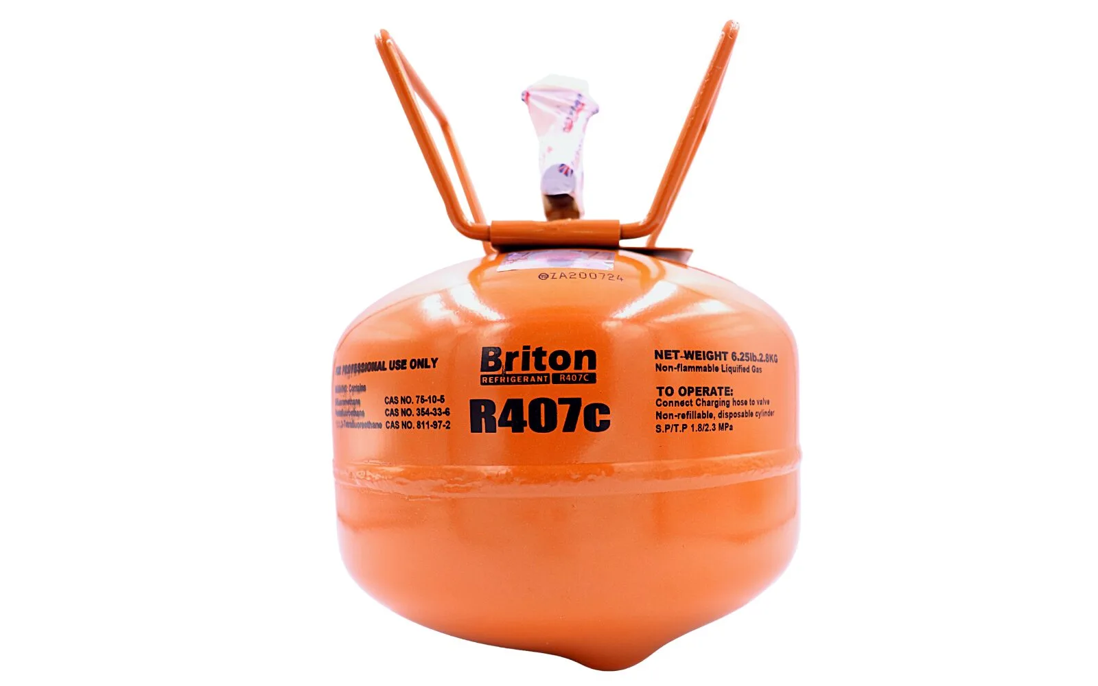 غاز تبريد R407C Briton، 3 كجم غاز تبريد R407C Briton، 3 كجم