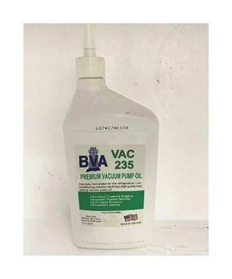 زيت مضخات التفريغ BVA VAC-235 سعة 1 كوارت (946 مل)