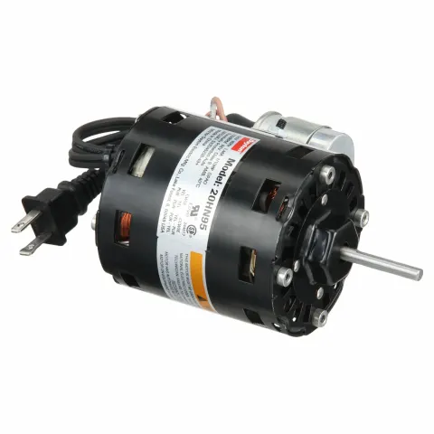 Dayton HVAC Motor: Open Air-Over, 1/10 HP, 1,550 Nameplate RPM, 1 Speed, 120V AC, Stud Mount, CW/CCW