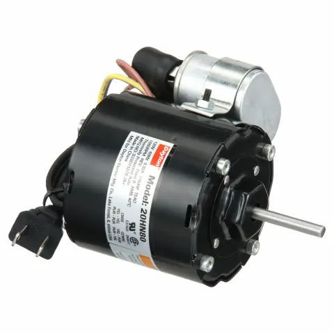Dayton HVAC Motor: Totally Enclosed Air-Over, 1/50 HP, 1,550 Nameplate RPM, 1 Speed, 120V AC, CW/CCW