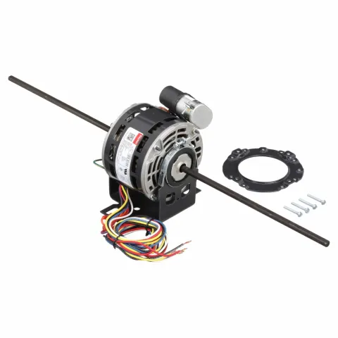 DAYTON Room Air Conditioner Motor: 4 Speed, 1/10 HP, 1,050 Nameplate RPM, 115V AC, CW/CCW