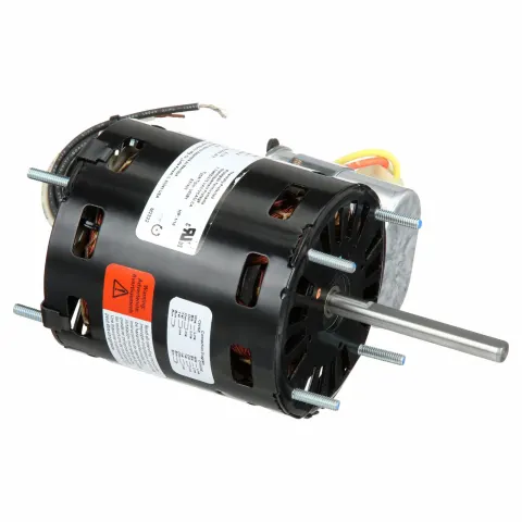 Dayton HVAC Motor: Open Air-Over, 1/10 HP, 3,000 Nameplate RPM, 1 Speed, 115V AC, Stud Mount, CW/CCW