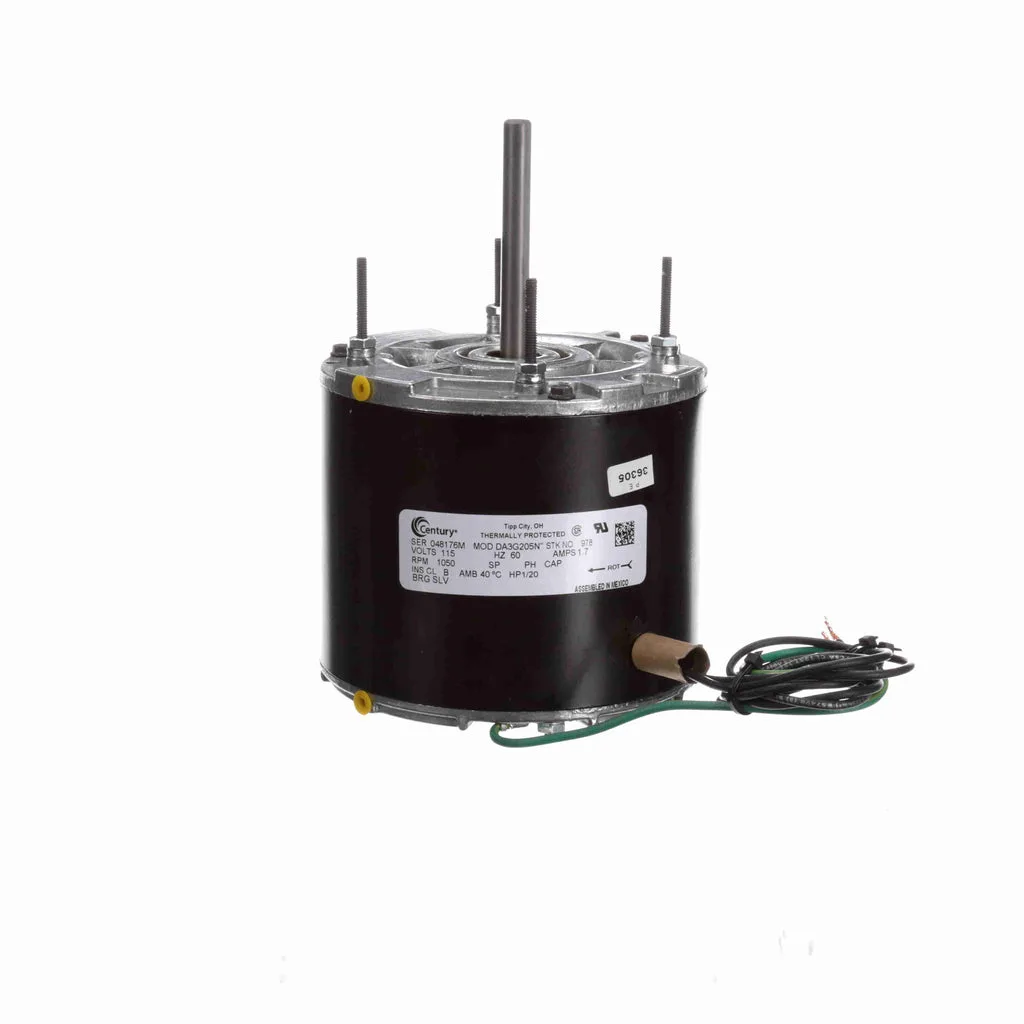 Century 978 5" Diameter HVAC OEM Replacement Motor