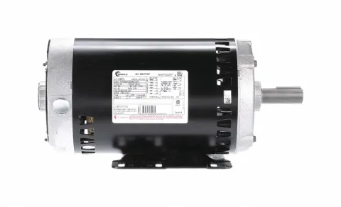 CENTURY Belt Drive Motor: 1 Speed, Open Dripproof, Rigid Base Mount, 3 HP, 1,750 Nameplate RPM, Auto