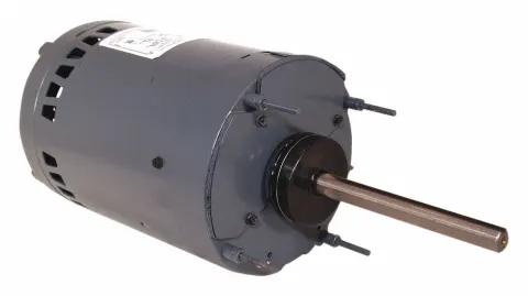 CENTURY Condenser Fan Motor: Cradle Base Mount, Open Air-Over, 1 HP, 1,075 Nameplate RPM, 1 Speed, B