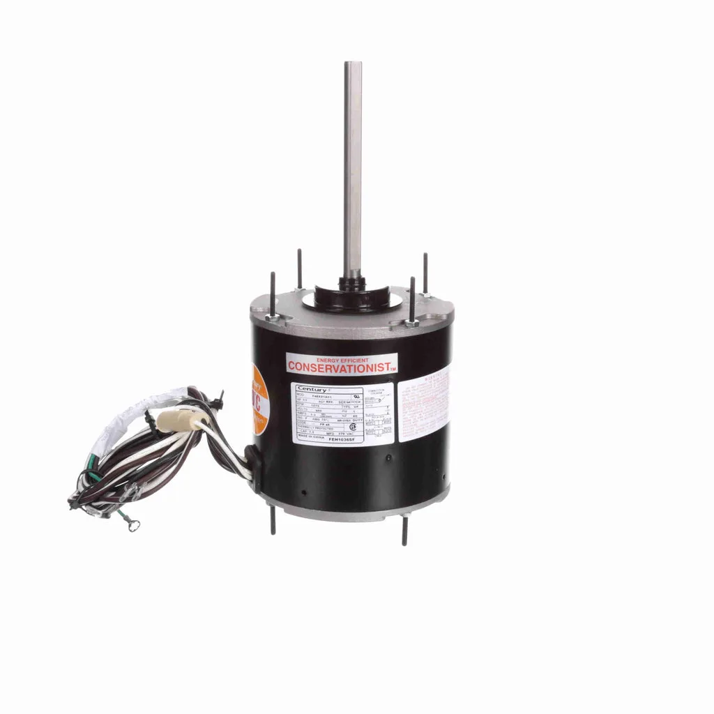 محرك مروحة مكثف للتكييف Century FEH1036SF، قطر 5.6 بوصة محرك مروحة مكثف للتكييف Century FEH1036SF، قطر 5.6 بوصة