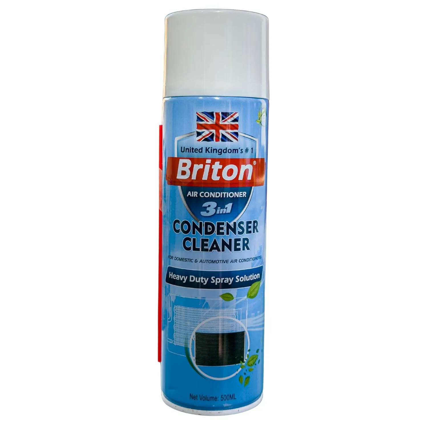 Condenser Cleaner 3-in-1 Spray for Domestic and Automotive AC Units Condenser Cleaner 3-in-1 Spray for Domestic and Automotive AC Units