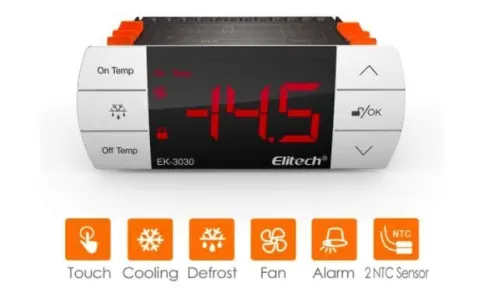 Digital Temperature Controller Universal Two Probes Elitech EK-3030