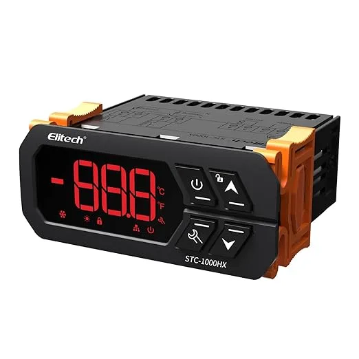 Elitech STC-1000HX Temperature Controller Fahrenheit Celsius Switchable Origin Digital 110V Thermostat 2 Relays Upgraded fro… Elitech STC-1000HX Temperature Controller Fahrenheit Celsius Switchable Origin Digital 110V Thermostat 2 Relays Upgraded fro…