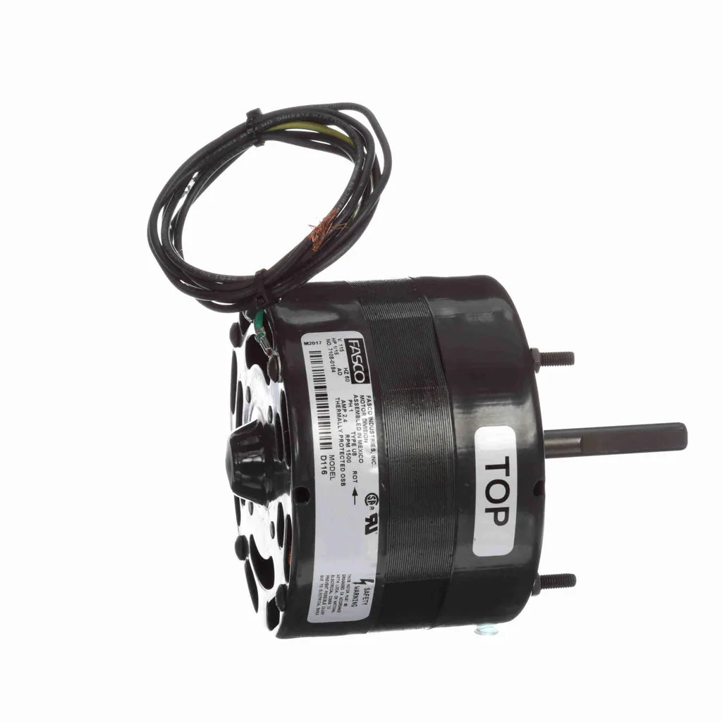 محرك عام الاستخدام Fasco D116 بقطب مظلل، قطر 4.4 بوصة محرك عام الاستخدام Fasco D116 بقطب مظلل، قطر 4.4 بوصة