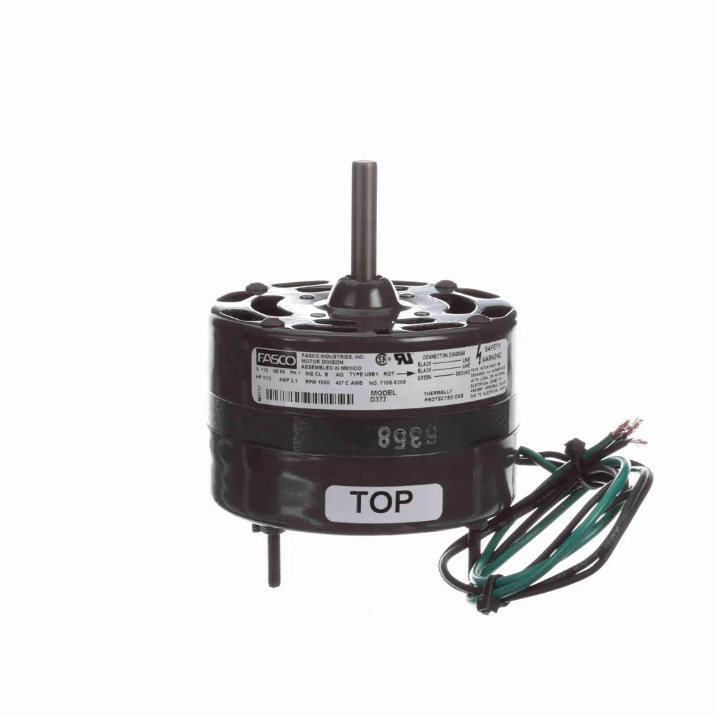 محرك عام الاستخدام Fasco D377 بقطب مظلل، قطر 4.4 بوصة، بديل لمحرك Jenn Air الأصلي