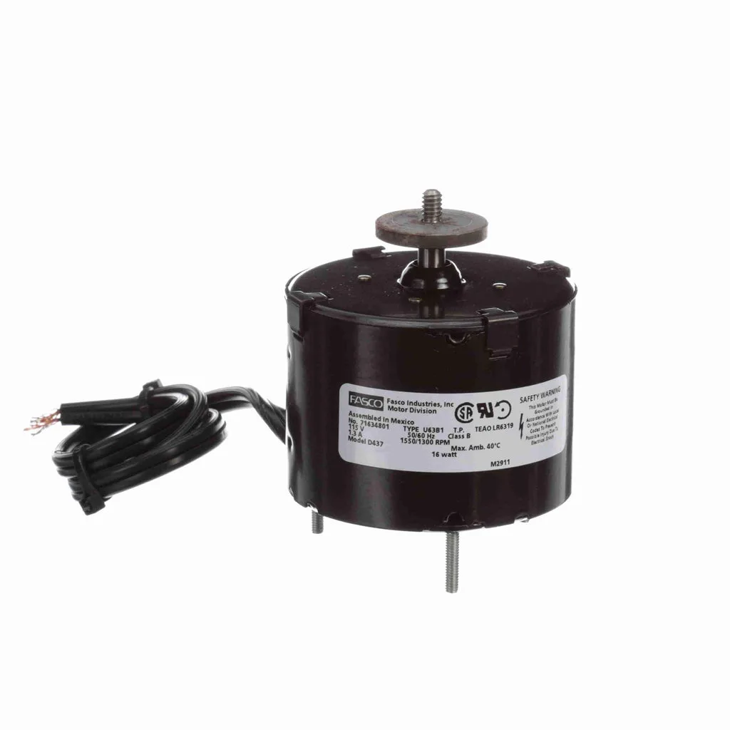 Fasco D437 Shaded Pole 3.3" Diameter Refrigeration Fan Motor Fasco D437 Shaded Pole 3.3" Diameter Refrigeration Fan Motor