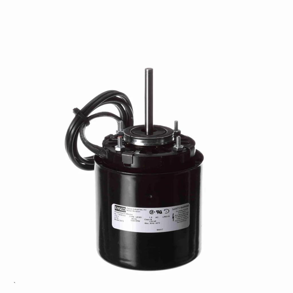 Fasco D473 Shaded Pole 3.9" Diameter Refrigeration Fan Motor Fasco D473 Shaded Pole 3.9" Diameter Refrigeration Fan Motor
