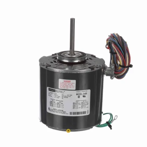 محرك مروحة المكثف والمضخة الحرارية Fasco D489 بمكثف دائم PSC، قطر 5 بوصة، بديل للمحرك الأصلي
