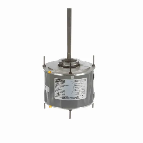 محرك مروحة مكثف مكيف شباك ونفخ مباشر Fasco D783 بمكثف دائم PSC، قطر 5.6 بوصة، بديل لمحرك Copeland الأصلي