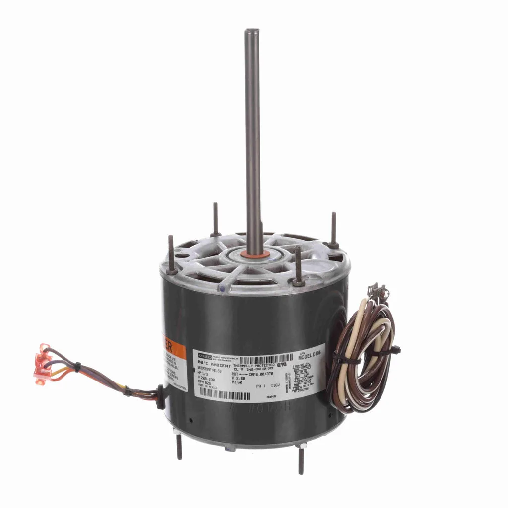 محرك مروحة المكثف Fasco D796 بمكثف دائم PSC، قطر 5.6 بوصة محرك مروحة المكثف Fasco D796 بمكثف دائم PSC، قطر 5.6 بوصة