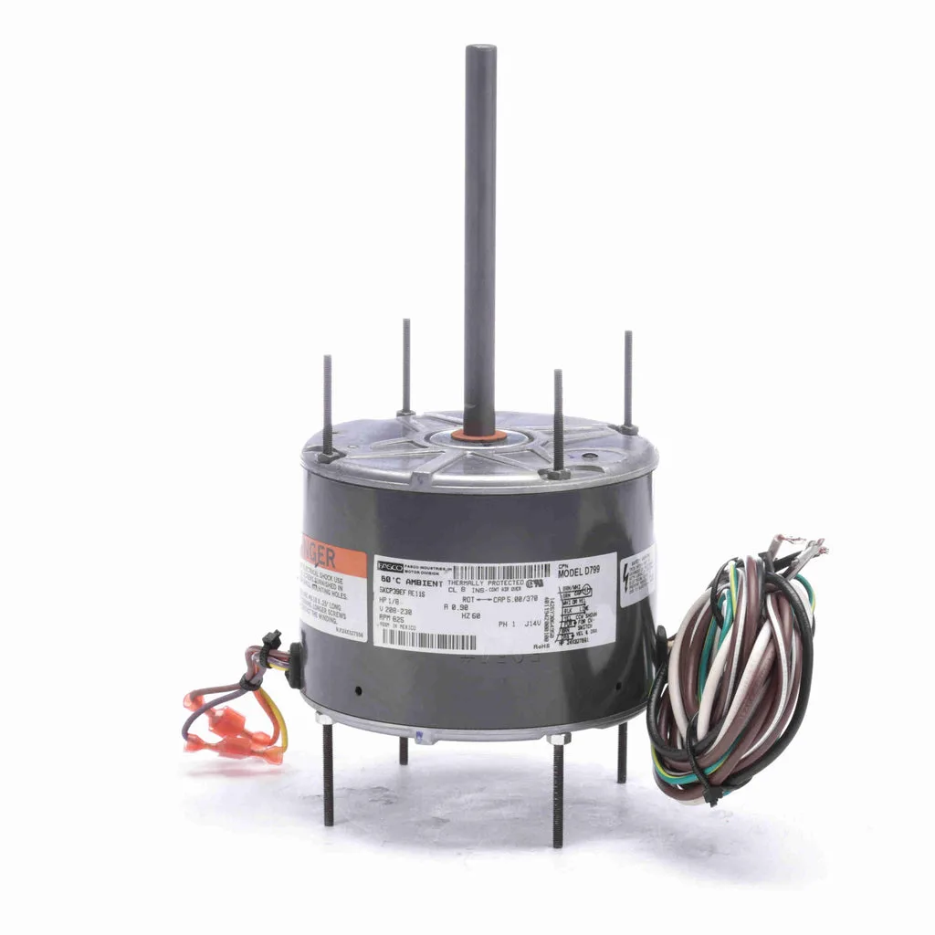 محرك مروحة المكثف Fasco D799 بمكثف دائم PSC، قطر 5.6 بوصة محرك مروحة المكثف Fasco D799 بمكثف دائم PSC، قطر 5.6 بوصة
