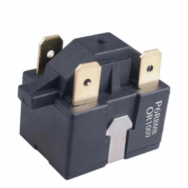Fridge Compressor Starting Relay (3-Pin) and OLP for Double Door Refrigerators (210L to 300L) Fridge Compressor Starting Relay (3-Pin) and OLP for Double Door Refrigerators (210L to 300L)