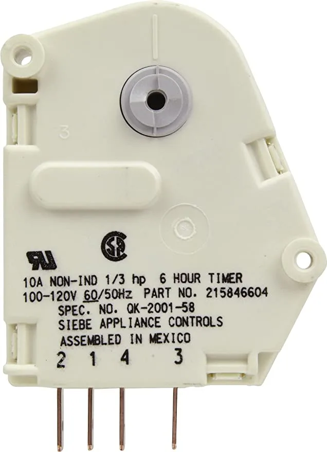 Frigidaire Refrigerator Defrost Timer 215846604 Frigidaire Refrigerator Defrost Timer 215846604