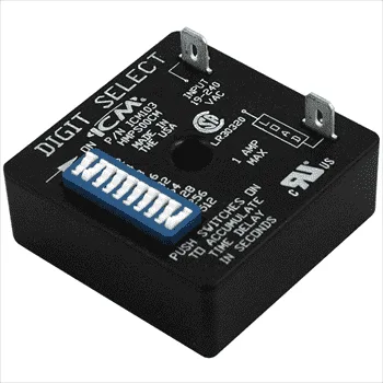 ICM Controls ICM103B Delay on Make Timer, 1-1,023 Sec, 18-240 VAC ICM Controls ICM103B Delay on Make Timer, 1-1,023 Sec, 18-240 VAC