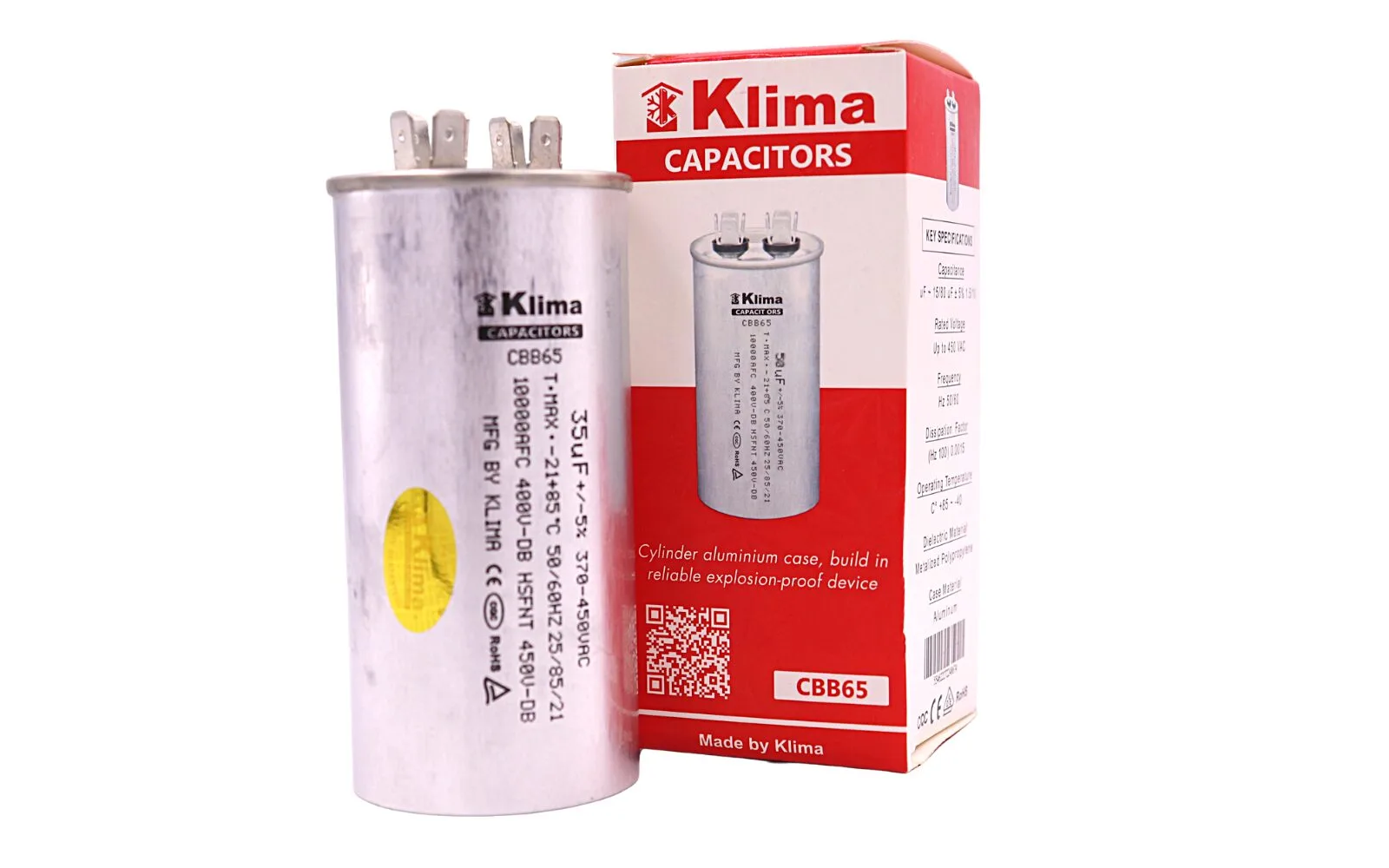 Klima CBB65 Capacitor 35 µF