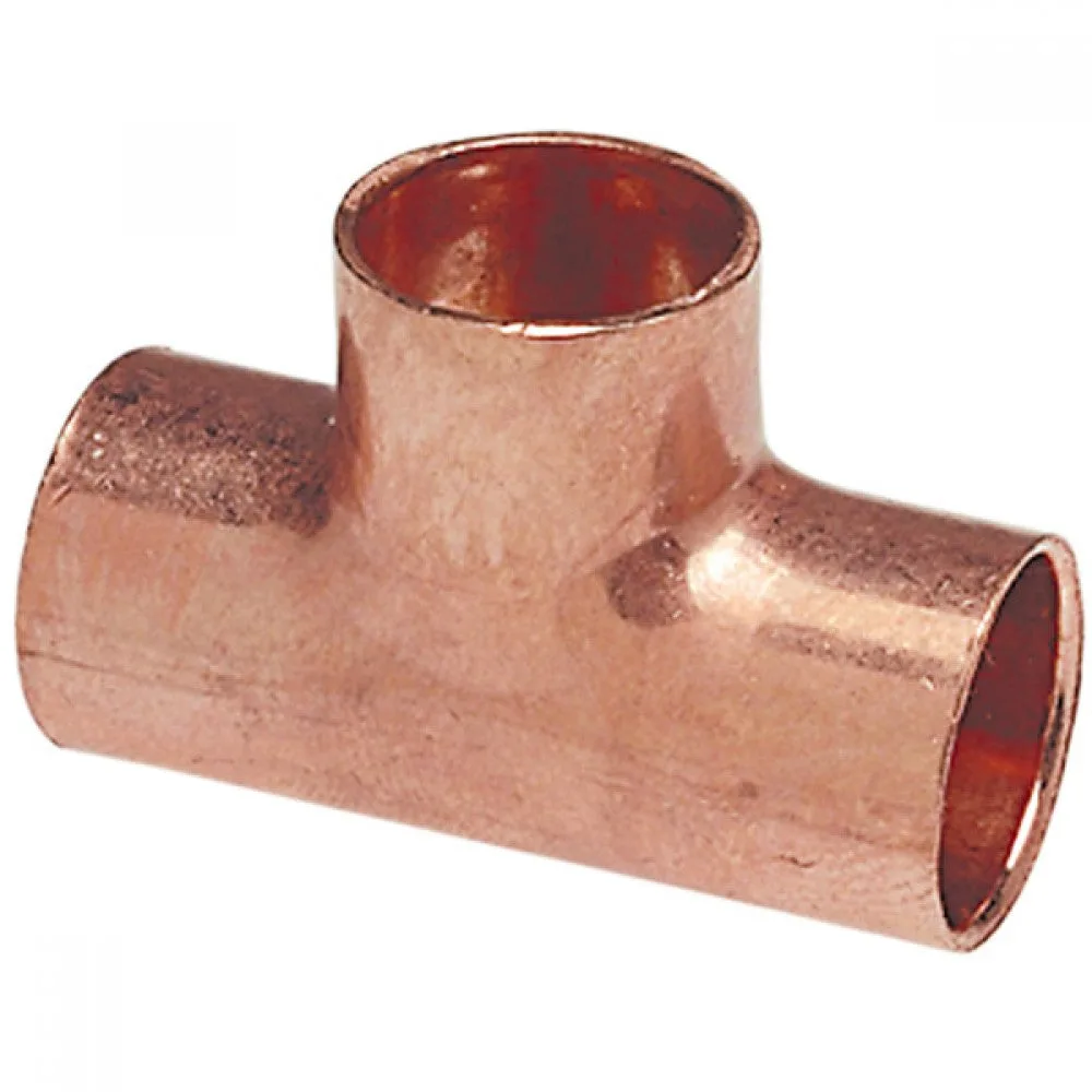 Metric Copper Tee, 8 mm OD Metric Copper Tee, 8 mm OD