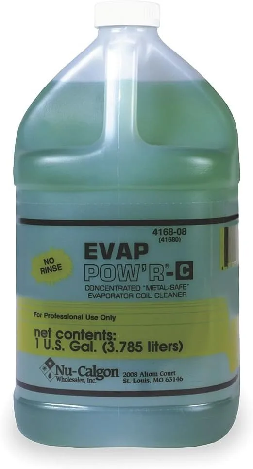 Nu-Calgon 4168-08 Evap Pow'r No Rinse Coil Cleaner, 1 Gallon Nu-Calgon 4168-08 Evap Pow'r No Rinse Coil Cleaner, 1 Gallon