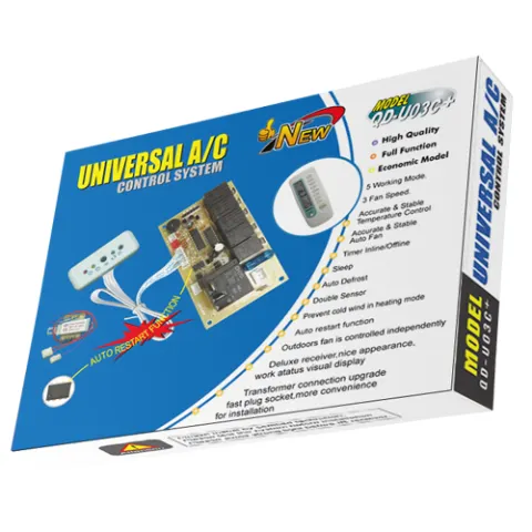 QD-U03C Universal Air Conditioner PCB Board with AC Remote Control System