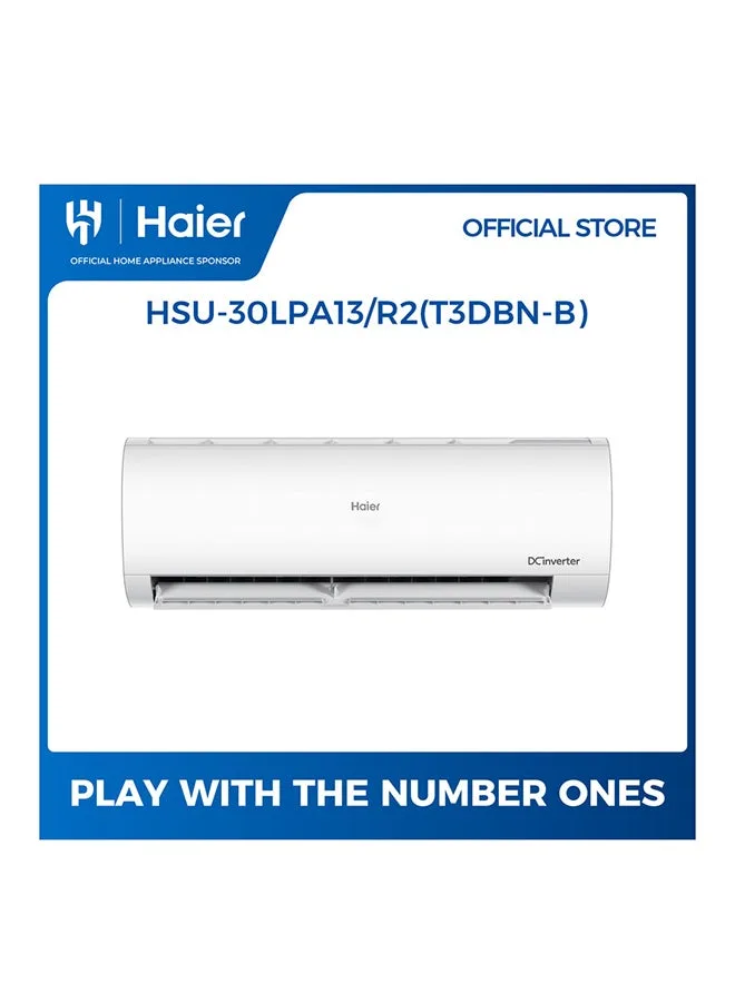 Haier Split AC 27400 BTU Cool Only High Efficiency Inverter UVC Smart Wifi 8.05 kW HSU-30LPA13/R2(T3DBN-B) White