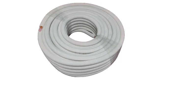 Insulated Copper Tube, 1/4", 50 m, 0.81 mm Wall, R410A/R32 Insulated Copper Tube, 1/4", 50 m, 0.81 mm Wall, R410A/R32
