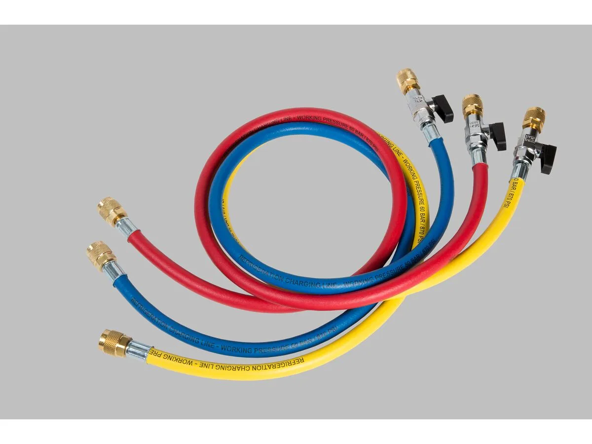 خرطوم شحن غاز تبريد Refco، R410A (رقم 3) خرطوم شحن غاز تبريد Refco، R410A (رقم 3)