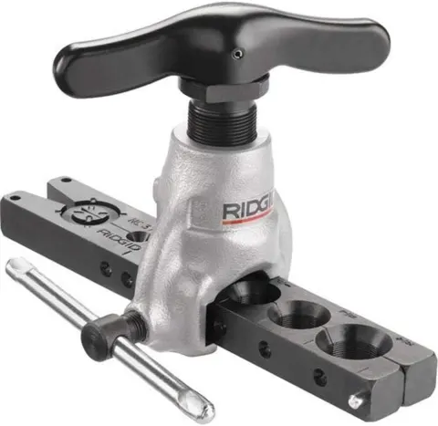 RIDGID 41162 377 Precision Non-Ratcheting Pipe Flaring Tool for 37-Degree SAE Flares