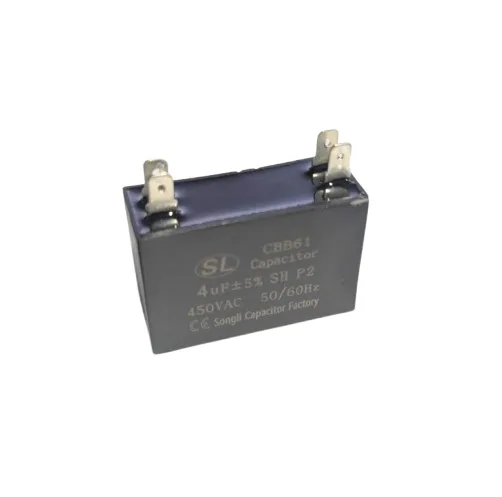 CBB61 Start/Run Capacitor 4 µF 500 V AC Terminal Type CBB61 Start/Run Capacitor 4 µF 500 V AC Terminal Type
