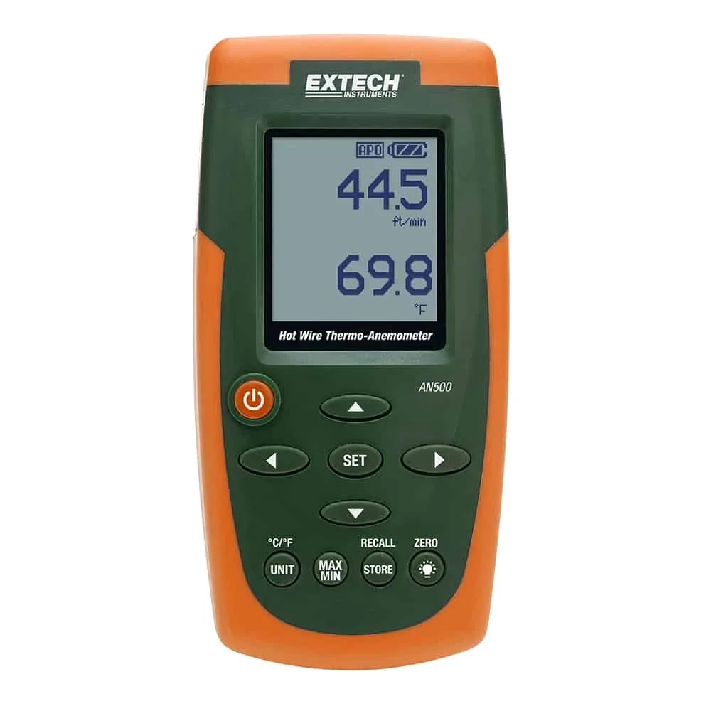 Thermo-Anemometer, Hot Wire, 0.2-20m/s Thermo-Anemometer, Hot Wire, 0.2-20m/s