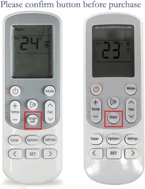 Samsung AC Remote Control DB93-15882R