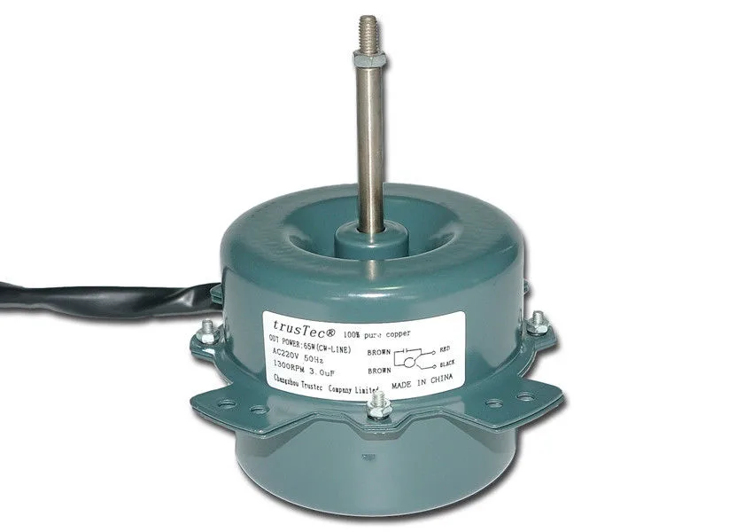 Single Phase AC Outdoor Fan Motor For Air Conditioner Single Shaft 20W - 70W Single Phase AC Outdoor Fan Motor For Air Conditioner Single Shaft 20W - 70W