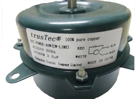 55W Outdoor Fan Motor / Single Phase Asynchronous Motor For Air Conditioner – image 3