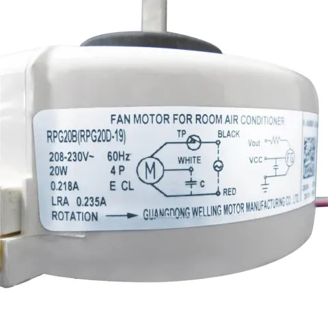 Split AC indoor Blower Motor (RPG20B-RPG20D-19) 20 Watt